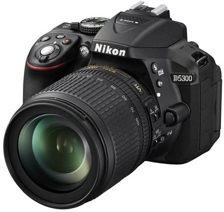 Nikon D5300:     DX  Wi-Fi  GPS