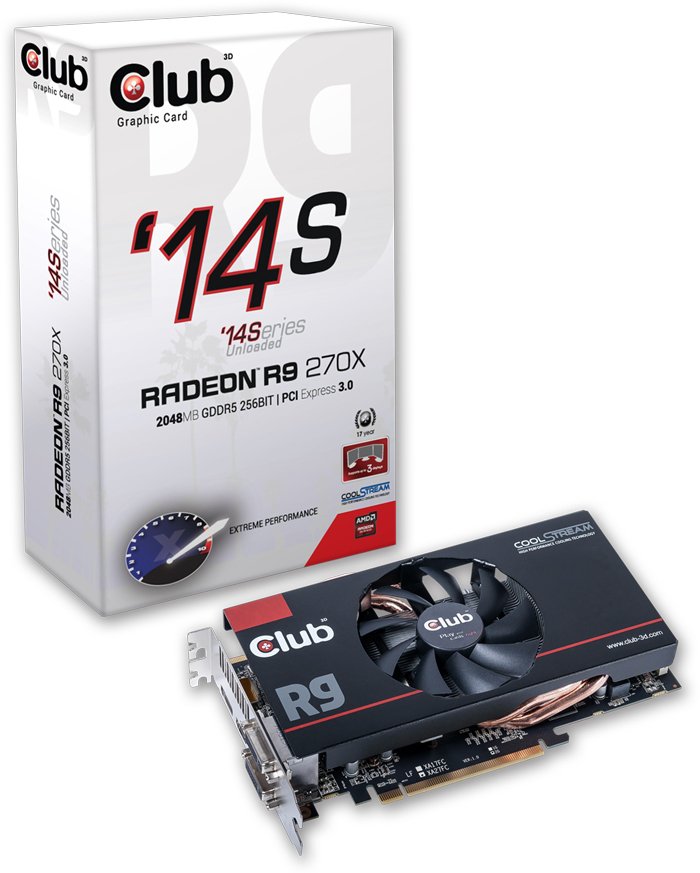 Club 3D  Radeon R9 270X  Radeon R9 270   '14Series