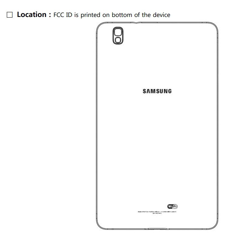  Samsung Galaxy Tab Pro 8.4 SM-T320     FCC