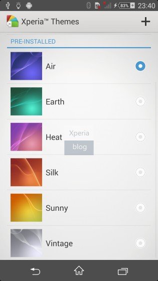    Sony D6503 Sirius    Xperia KitKat UI