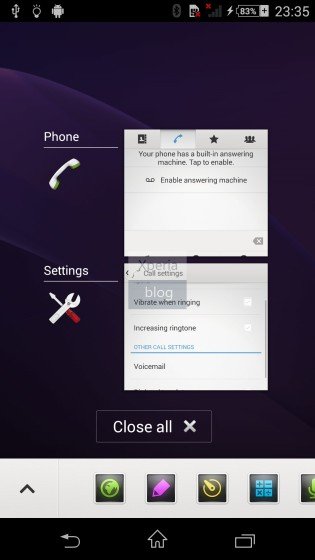    Sony D6503 Sirius    Xperia KitKat UI