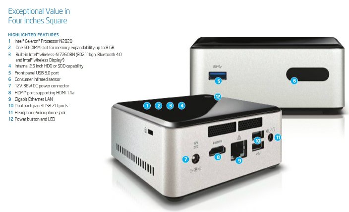 Intel   - NUC   Bay Trail