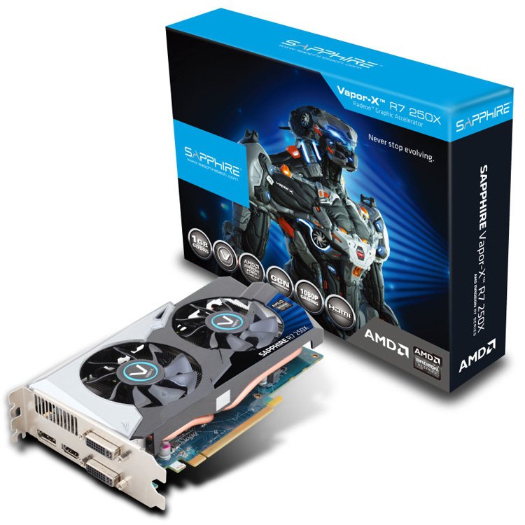 Sapphire  Radeon R7 250X   Vapor-X