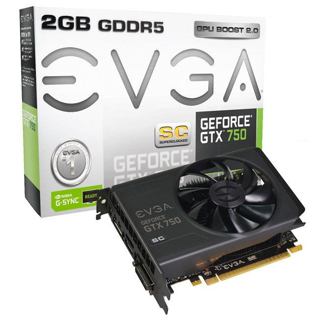 EVGA    GeForce GTX 750  2  