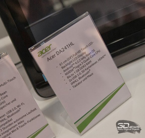 CeBIT 2014:  Acer   Android