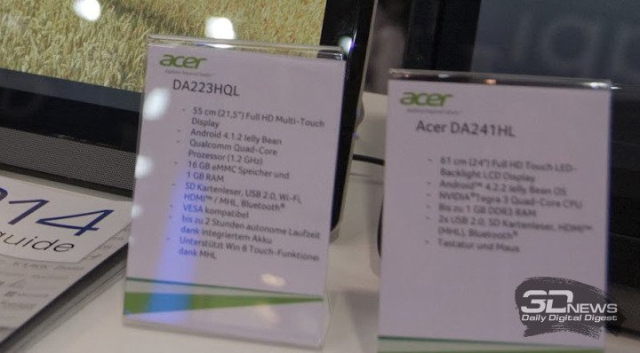 CeBIT 2014:  Acer   Android