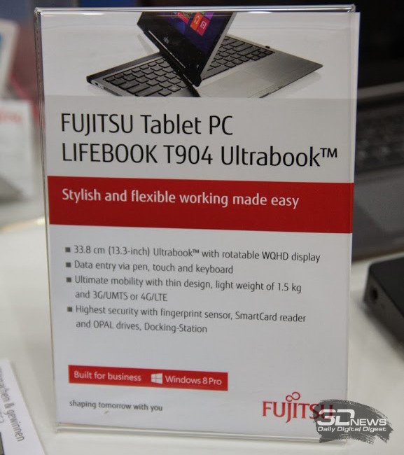 CeBIT 2014:  Lifebook T904   Stylistic Q704   Fujitsu