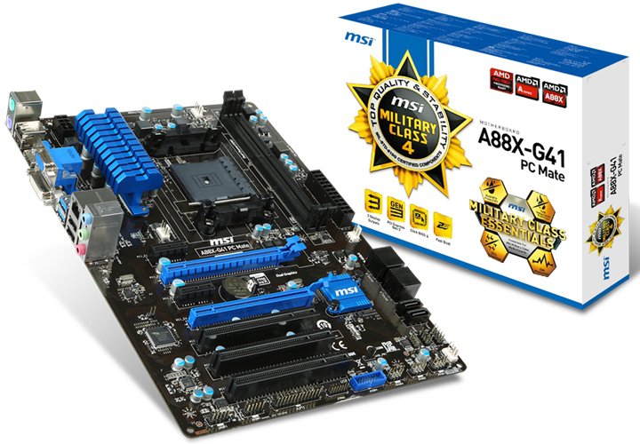  MSI A88X-G41 PC Mate    AMD Socket FM2+