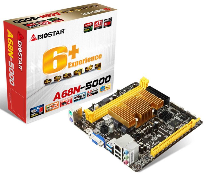  Biostar A68N-5000   AMD A4-5000