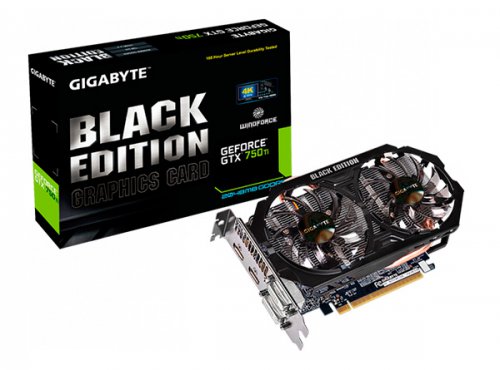 Gigabyte  GeForce GTX 750 Ti  Black Edition   