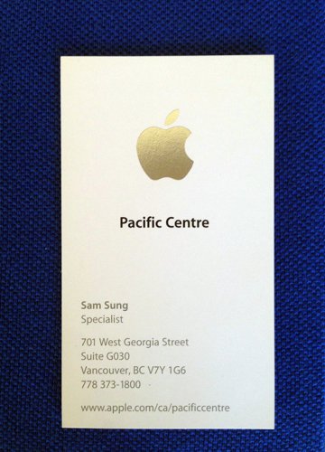 Бывший сотрудник Apple Сэм Сунг выставил свою визитку на продажу